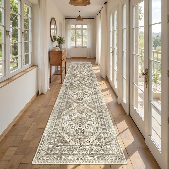 Hallway Runner Rug 2x12, Extra Long Washable Runner Rugs by Restydon