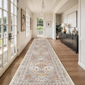 Washable Runner Rug 2.5x14, Non-Slip Long Kitchen Mats by Restydon