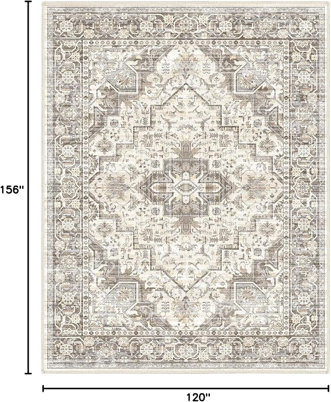 Area Rug Machine Washable Rug 10'x13' - Image 3