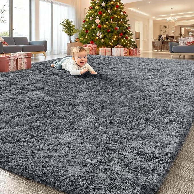 OLANLY 8x10 Machine Washable Large Area Rugs by OLANLY