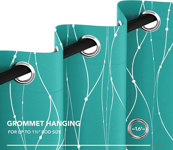 Deconovo Blackout Curtains, Thermal Insulated Soundproof Grommet Drapes - Image 7