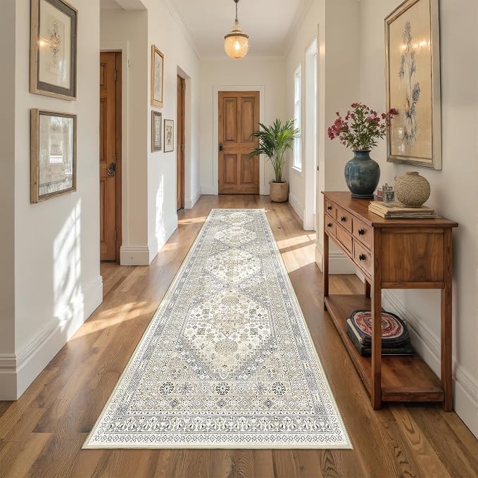 Kitchen Runner Rug Non Slip Washable 2.5x10, Soft Ultra-Thin Entryway Rug - Image 5