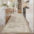 Hallway Runner Rug 4x8 Wide: Washable Thin Runners by Soalmost