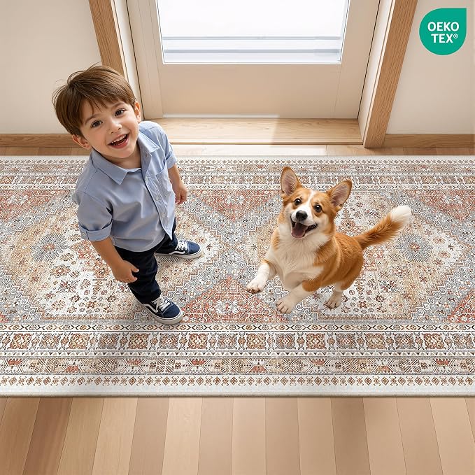 2x4 Washable Rug Runner for Bathroom, Soft Entryway Rug for Laundry Room - Image 9