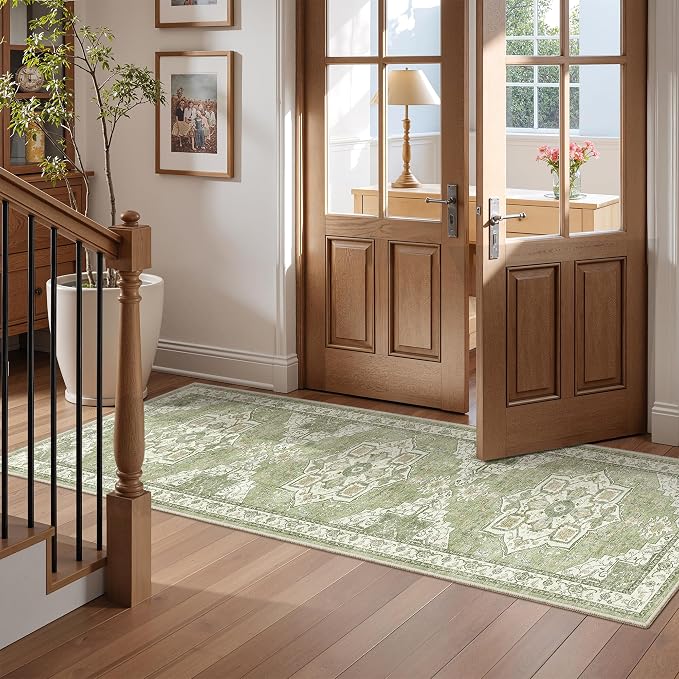 Runner Rug 2x6, Non Slip Washable Rugs - Image 2