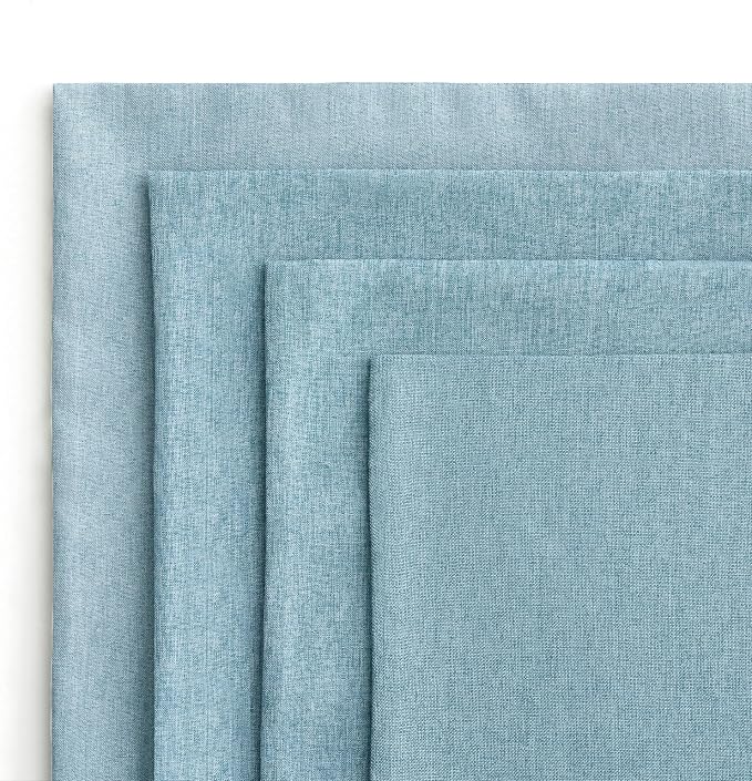 MIULEE Pack of 4 Decorative Outdoor Throw Pillow Covers Linen Waterproof Pillow - Image 5