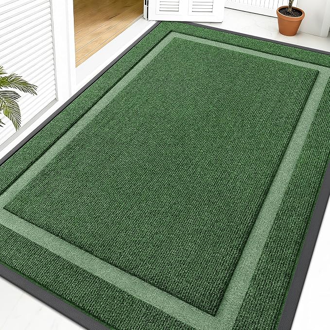 OLANLY Front Door Mat Indoor Outdoor Entrance, Waterproof All-Season, by OLANLY