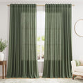 Nanspring Extra Wide Linen Curtains by Nanspring