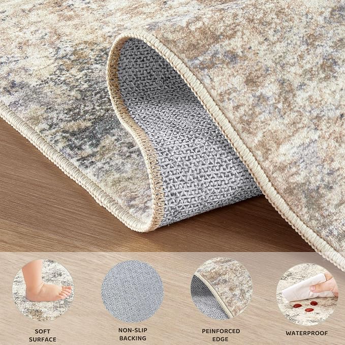 UERMEI 4x6 Area Rug Living Room Rugs - Image 6