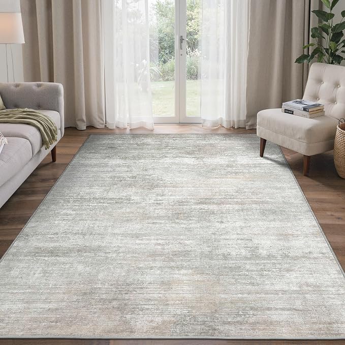 Area Rugs 3x5 for Living Room Bedroom, Modern Abstract Machine Washable Rug - Image 2