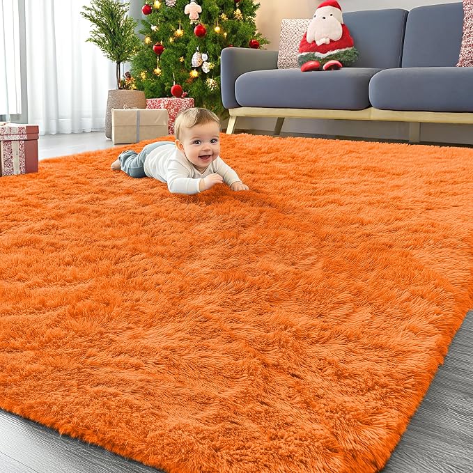 OLANLY 8x10 Machine Washable Large Area Rugs by OLANLY
