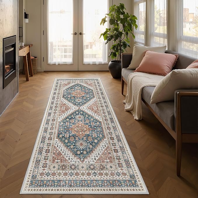 Runner Rug 2x6, Ultra-Thin Entryway Rug Non Slip Washable Rugs by Restydon