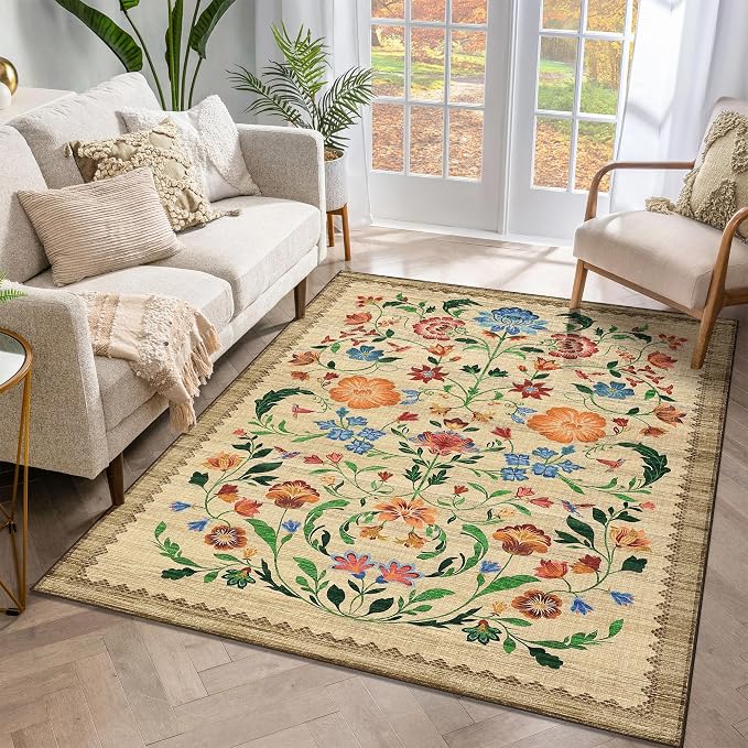 GarveeHome Washable Rug 3x5 Area Rugs by GarveeHome