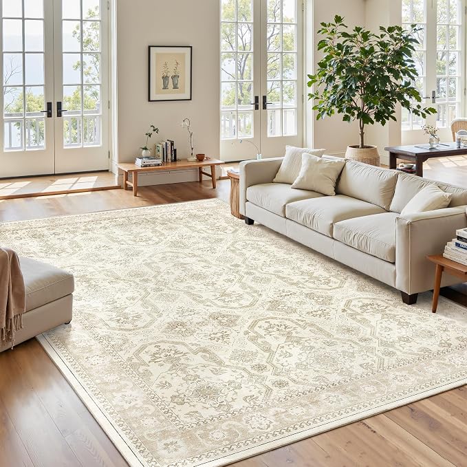 Area Rugs 5x7, Washable Rug, Stain Resistant 5x7 Area Rugs - Image 2