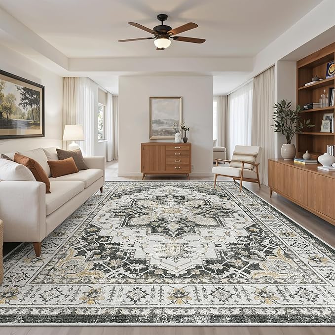 Madane Washable Rug 8x10 Area Rugs by Madane