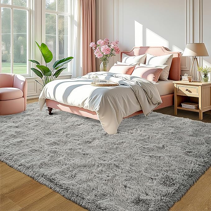 LOCHAS Ultra Soft Indoor Modern Area Rugs Fluffy Living Room Carpets - Image 3
