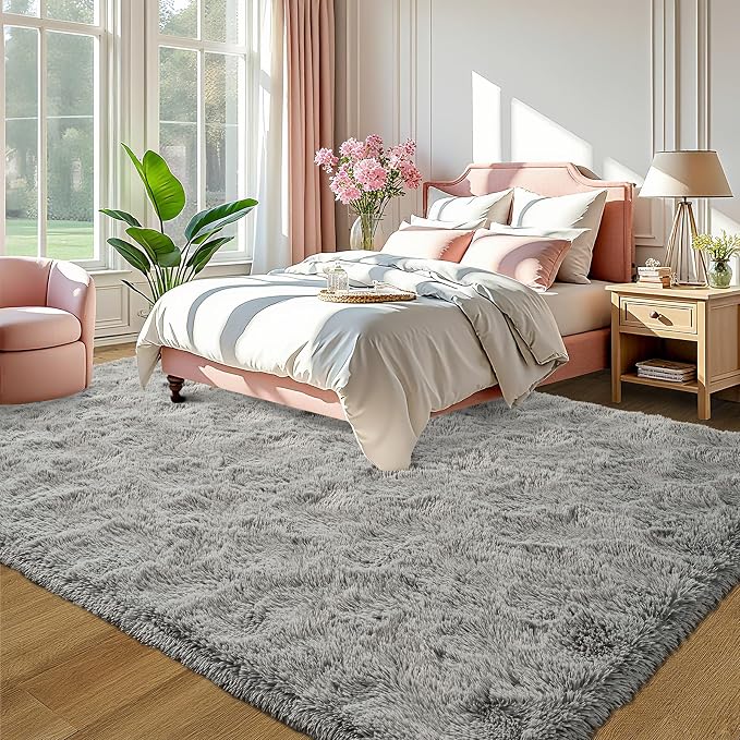 LOCHAS Ultra Soft Indoor Modern Area Rugs Fluffy Living Room Carpets - Image 3