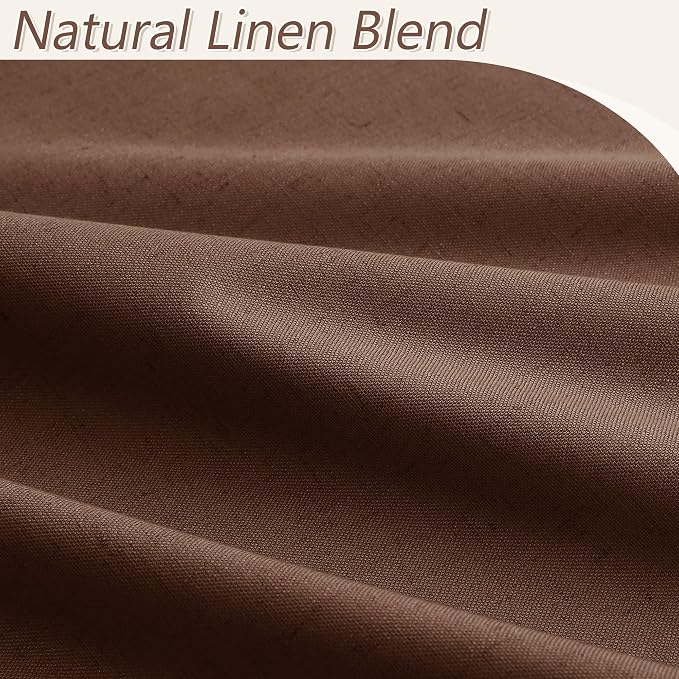 Guken 100% Blackout Curtains 90 Inch Length 2 Panels Set - Image 3