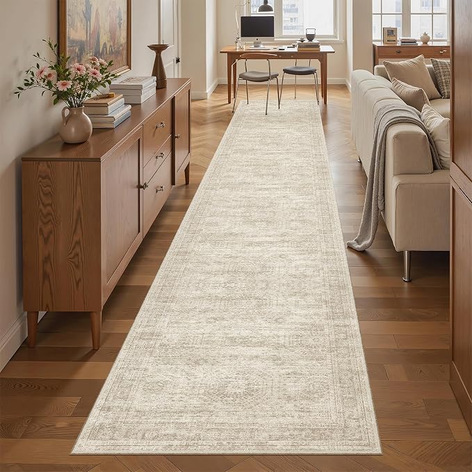 Runner Rug 2x12 Washable Non-Slip Hallway Runner Rugs by Soalmost