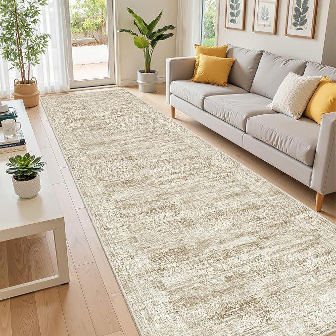 Washable Runner Rug 2.5x12, Non-Slip Long Bathroom Rugs Runner - Image 4