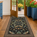 3x5 Entryway Rug Non Slip Washable by HazoHaus