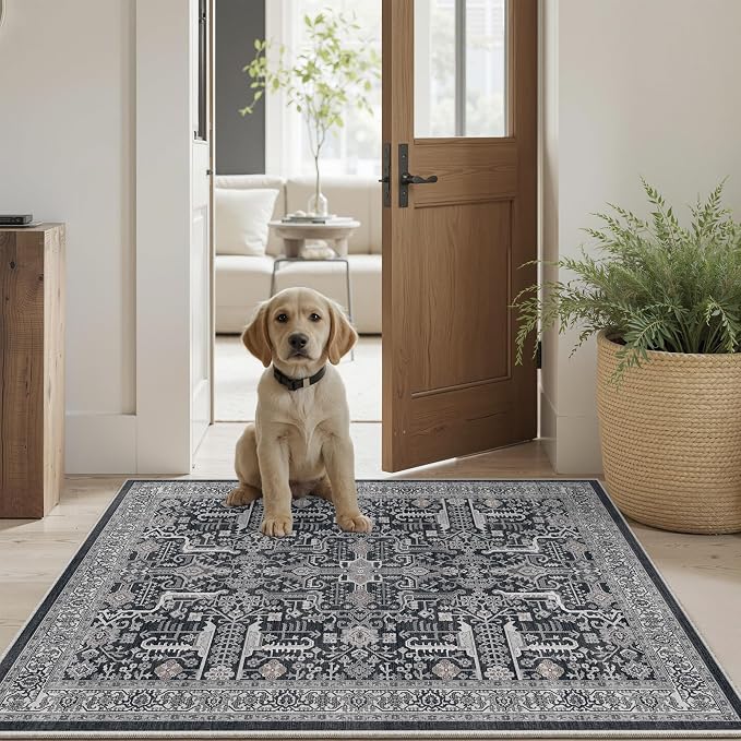 Washable 2x3 Entryway Area Rug - Image 8