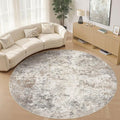 UERMEI 10ft Round Area Rug Living Room Rugs by UERMEI