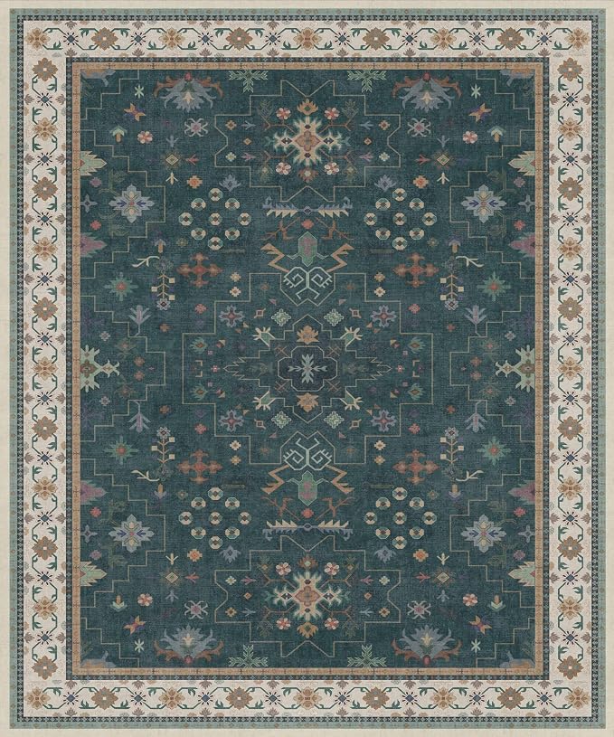 Hazo Haus Dark Green Oushak Living Room Rug 10x12 - Image 2