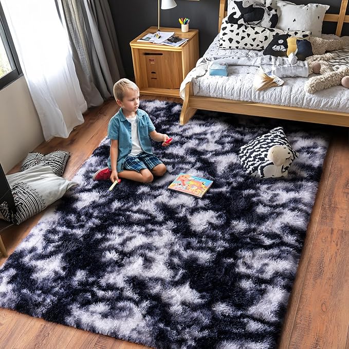 Rugs for Living Room 10x14, Soft Shaggy Modern Shag Area Rug for Bedroom - Image 6