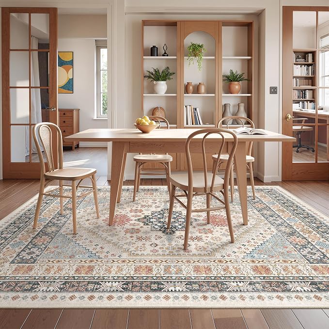 Area Rugs 5x7, Ultra-Thin Washable Rugs - Image 4