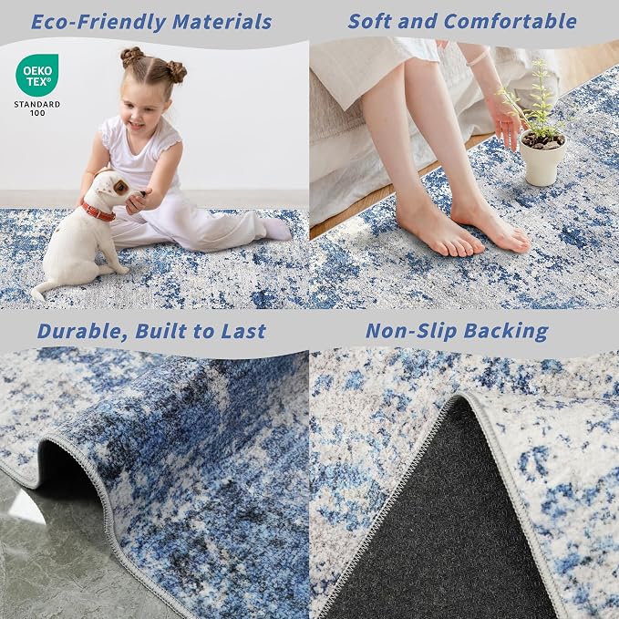 Non Skid Hallway Runner Rug 3x12 ft - Image 5