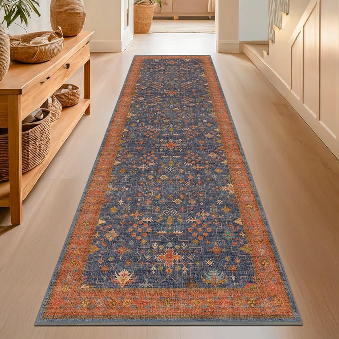 Washable 8 ft Long Runner for Kitchen Floor - Image 8