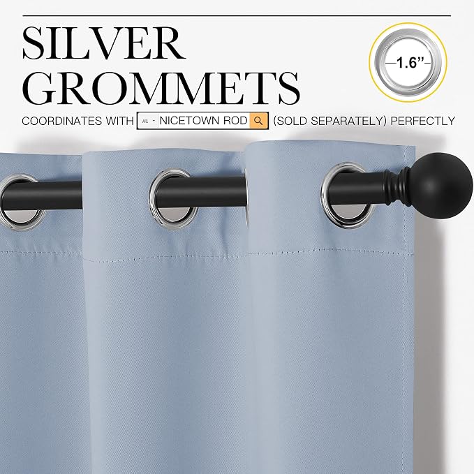 NICETOWN Bedroom Blackout Curtains - Image 3