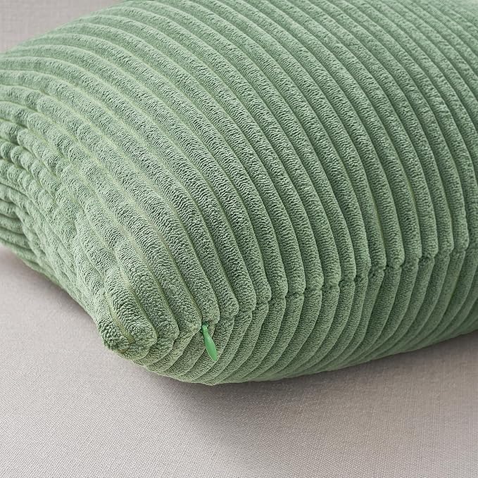 Topfinel Light Green Decorative Throw Pillow Covers Green Series, Winter Fluffy - Image 5