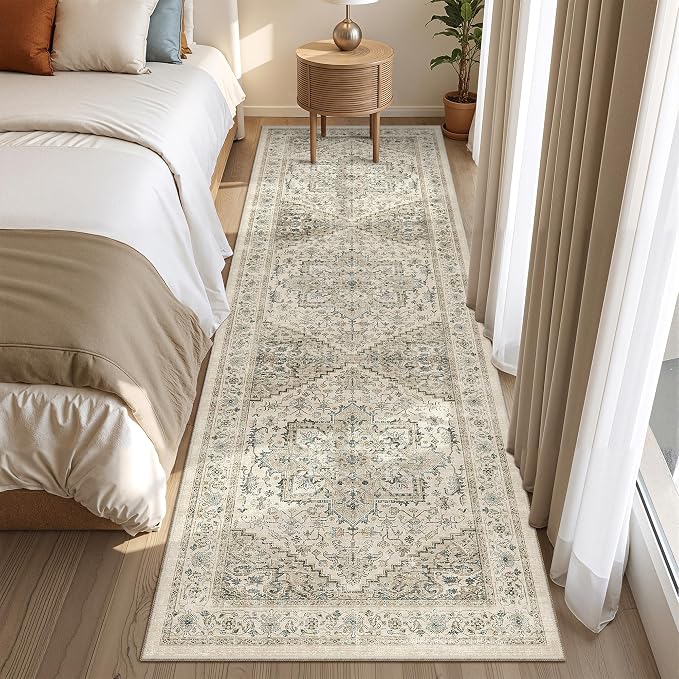 Kitchen Runner Rug Non Slip Washable 2.5x8, Soft Low Pile Entryway Rug Runners - Image 5
