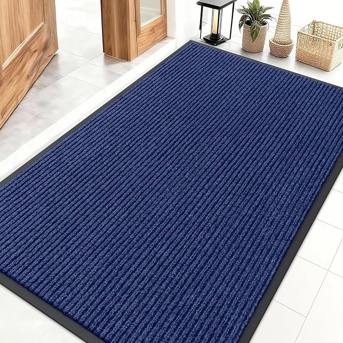 OLANLY Front Door Mat Indoor Outdoor Entrance, Waterproof Heavy Duty Doormat by OLANLY