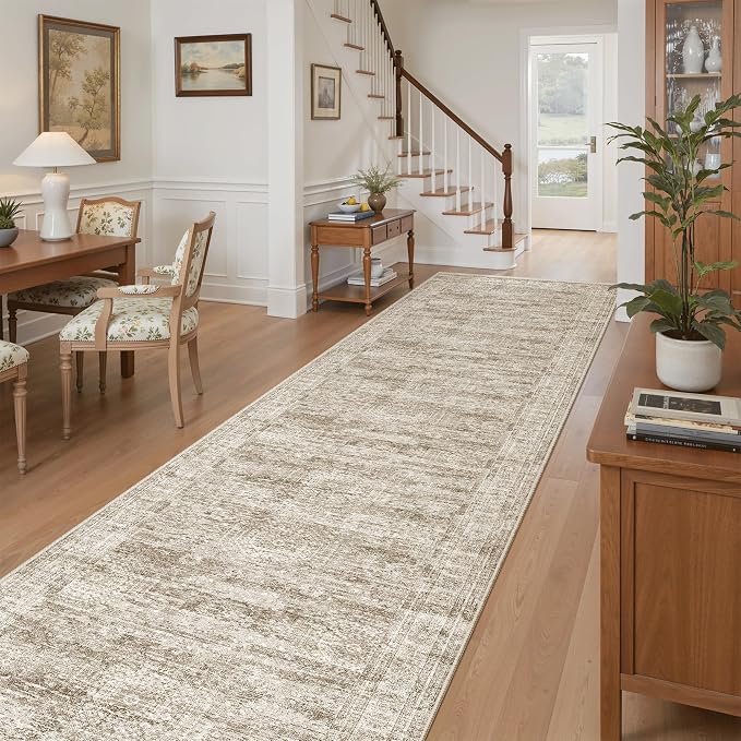 Runner Rug 3x12 Washable Non-Slip Hallway Runner Rugs by Soalmost