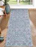 SERISSA Boho Washable Runner Rug, 2x5 Rug Non-Slip Vintage Floral Hallway by SERISSAHomeDecorCollection
