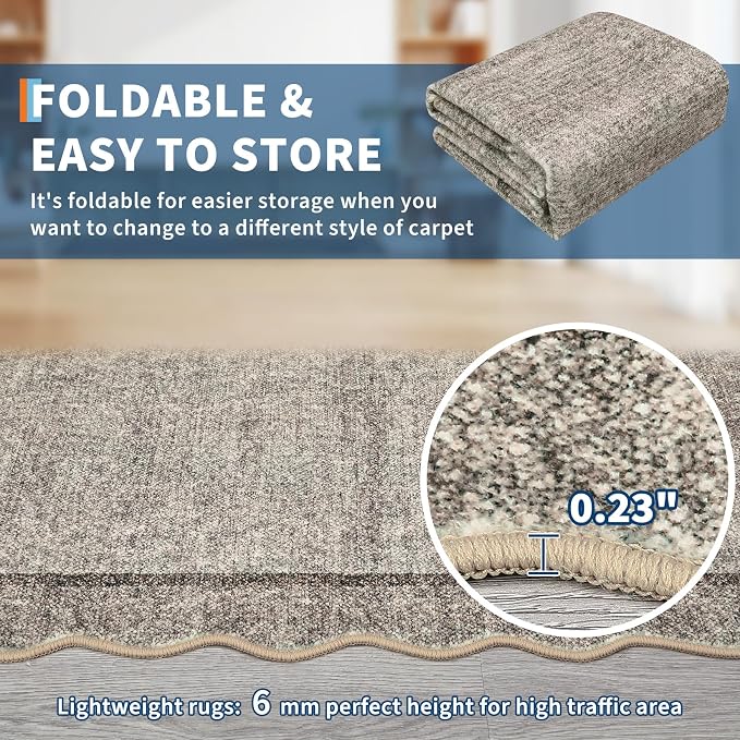 GarveeHome Scalloped Washable Rugs - Image 6