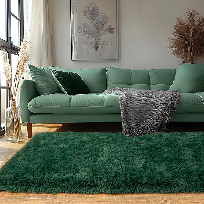Runner Rugs for Bedroom 2x6 Rug Runners for Hallways Non Slip Soft Shag Bedside - Image 6