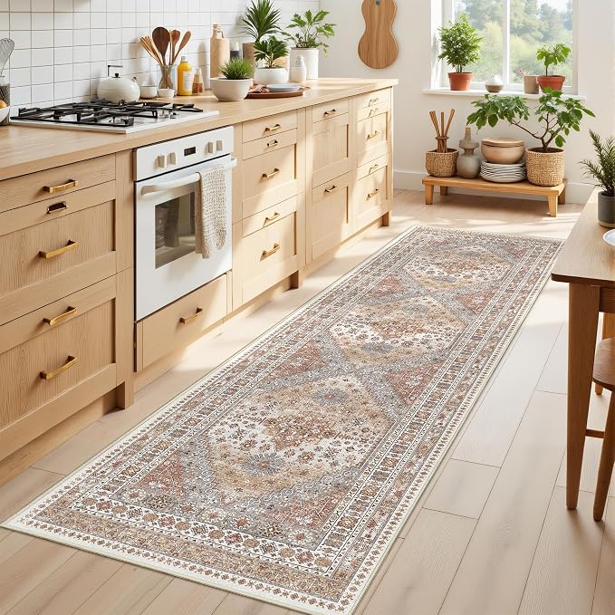 2x7 Runner Rug, Thin Entryway Non Slip Washable Rugs - Image 3