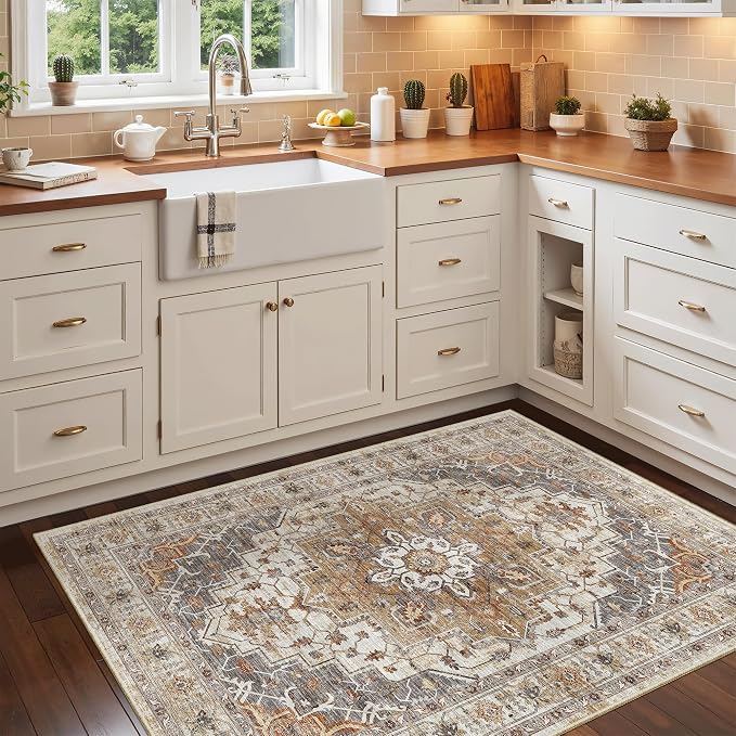 Madane Washable Entry Rug 3x4, Area Rugs - Image 2