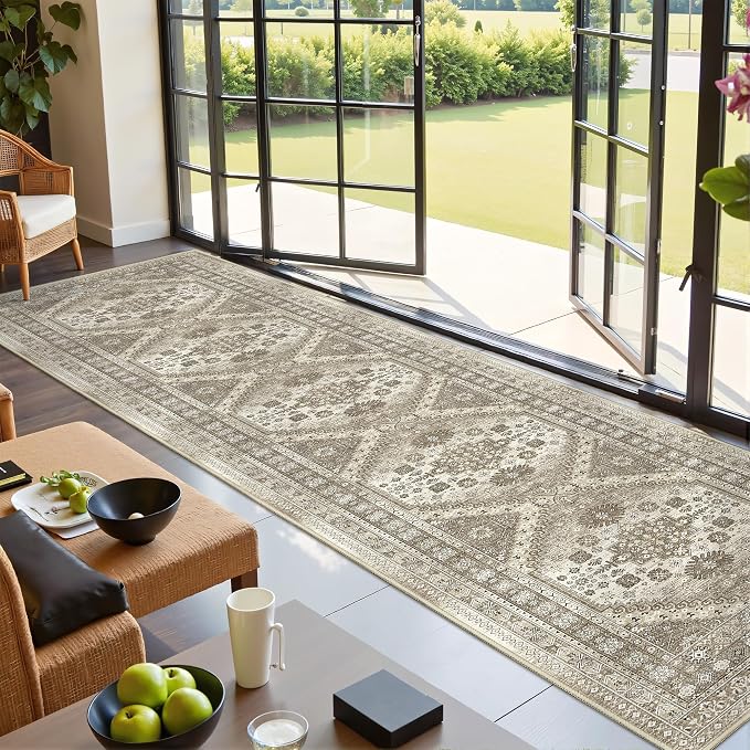 Carpet Runners for Hallway 12ft, Non-Slip Long Bathroom Rugs Runner for Kitchen - Image 4