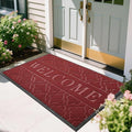 Yimobra Welcome Mat Outdoor Indoor, All-Season Waterproof Front Door Mat by Yimobra