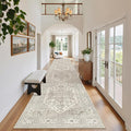 Madane Hallway Runner Rug 2'6''x14', Non Slip Vintage Runners by Madane