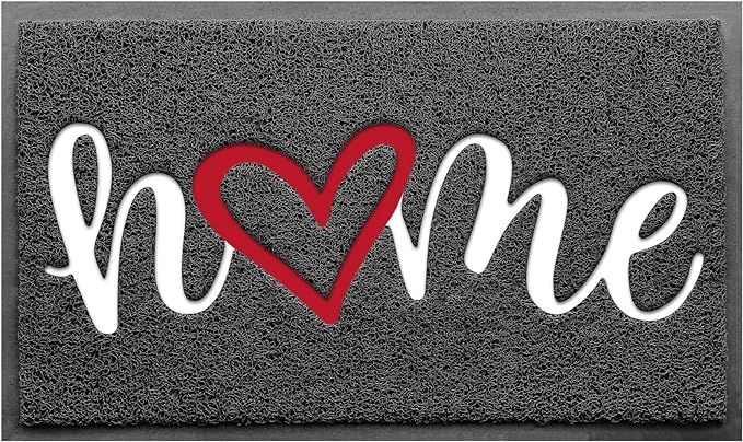BeneathYourFeet Door Mat, Welcome Mat Low Profile Floor Mat Front Doormat by BeneathYourFeet
