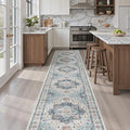 Madane Runner Rugs for Hallway 2x10 Long Washable Non-Slip Hallway Runner Rug by Madane