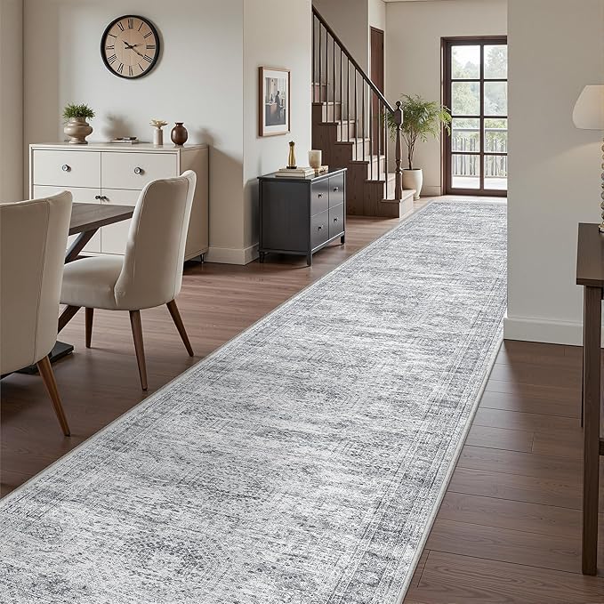 3x16 Washable Runner Rug for Hallway, Non-Slip Long Hallway Runner for Entryway - Image 3
