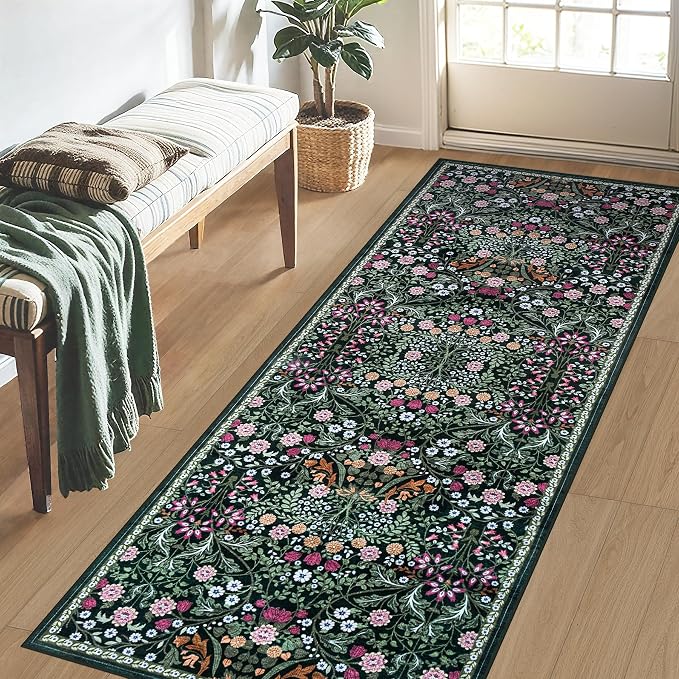 Runner Rug for Entryway: 2x6 Kitchen Rugs Non Slip Washable Ultra-Thin Soft - Image 3