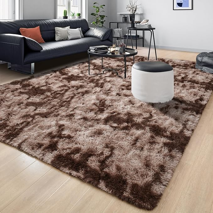 Tepook Soft Fluffy Rugs for Bedroom, 4x6 Area Rug for Living Room, Modern - Image 8